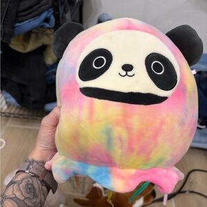 Squishmallows Tie-Dye Panda Plush